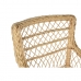 Fotoliu DKD Home Decor Alb Natural 56 x 63 x 86 cm