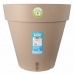 Vaso Riviera Castanho Taupe Polipropileno Plástico Redondo Bol Ø 50 cm