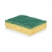 Set de tampoane de curățat Fibre abrazive Galben Verde Celulóza 9 x 5,5 x 2,5 cm (14 Unități)