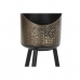 Set de pots DKD Home Decor Noir Cuivre Métal Vintage 26 x 26 x 70 cm