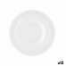 Plate Bidasoa Glacial White Ceramic Ø 15 cm (12 Units) (Pack 12x)