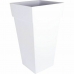 Plant pot EDA 13639 White polypropylene Plastic Squared 43,3 x 43,3 x 80 cm