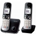 Telefone sem fios Panasonic KX-TG6852SPB Preto