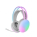 Headphones with Microphone Mars Gaming MH-GLOW RGB Pink