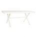 Mesa de Jantar DKD Home Decor Branco Metal Madeira de mangueira 180 x 90 x 76 cm