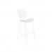 Tabouret DKD Home Decor Noir Métal Blanc polypropylène (52,5 x 49 x 104 cm)