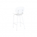 Tabouret DKD Home Decor Noir Métal Blanc polypropylène (52,5 x 49 x 104 cm)