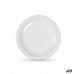 Set di piatti riutilizzabili Algon Bianco Plastica 22 x 22 x 1,5 cm (36 Unità)