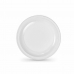 Sada talířů na opakované použití Algon Bílý Plastické 22 x 22 x 1,5 cm (36 Kusů)