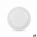 Set di piatti riutilizzabili Algon Bianco Plastica 25 x 25 x 1,5 cm (36 Unità)