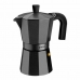 Cafettiera Italiana Monix Braisogona_M640009 Nero Alluminio 9 Tazze