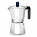 Italiaanse Koffiepot Monix 5300045872 Staal Aluminium 6 Kopjes 300 ml