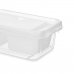 Organizer Biały Plastikowy 28,2 x 6 x 11,7 cm (12 Sztuk)