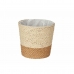 Planter Brown Natural Rope Plastic 11 x 10,5 x 11 cm (24 Units)