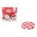 Set de tapas Mediterraneo Vichy Tapa Con rosca (6 Unidades) (6 pcs)