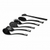 Conjunto de Utensílios para Cozinha Quttin Quttin Preto (6 Unidades) (6 pcs)