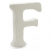 Lettera F Bianco polistirene 1 x 15 x 13,5 cm (12 Unità)