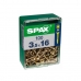 Varžtų dėžutė SPAX Yellox Medžio Plokščia galvutė 100 Dalys (3,5 x 20 mm)