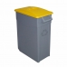Atkārtoti Pārstrādājamo Atkritumu Tvertne Denox 65 L Dzeltens