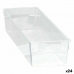 Caixa Multiusos Modular Transparente 22,5 x 8 x 5,3 cm (24 Unidades)