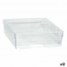 Caja Multiusos   Modular Transparente 22,5 x 15,5 x 5,3 cm (12 Unidades)