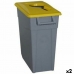 Găleată de gunoi pentru reciclare Denox 65 L Galben (2 Unități)