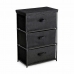 Chest of drawers Confortime Black Non-woven textile 55 x 30 x 75 cm