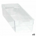 Caixa Multiusos Modular Transparente 30,5 x 8 x 5,3 cm (12 Unidades)