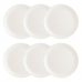 Conjunto de pratos Luminarc Diwali 6 Unidades Branco Vidro (Ø 27 cm)