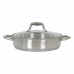 Casserole avec Couvercle en Verre Quttin 4,3 L (4 Unités)