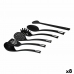 Kitchen Utensils Set Quttin Quttin Black (6 Pieces) (8 Units) (6 pcs)