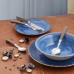 Assiette creuse Quid Vita Bleu Céramique (ø 21,5 cm) (12 Unités)