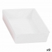 Caixa Multiusos Modular Branco 22,5 x 15,5 x 5,3 cm (12 Unidades)