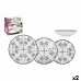 Conjunto de Louça La Mediterránea Tesa 12 Peças Porcelana (2 Unidades)