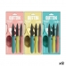 Knivset Quttin Samba 3 Delar 19,5 x 2 x 1 cm (12 antal)