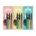 Knivset Quttin Samba 3 Delar 19,5 x 2 x 1 cm (12 antal)