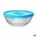 Ronde Lunchtrommel met Deksel Duralex FreshBox Blauw 310 ml (12 Stuks)