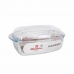 Casseruola con coperchio Quttin 63096 Vetro 32,8 x 19,7 x 13 cm (3L + 1,5L)