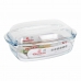 Casseruola con coperchio Quttin 63096 Vetro 32,8 x 19,7 x 13 cm (3L + 1,5L)