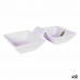 Kom La Mediterránea Yummy Wit 24,3 x 12,5 x 6 cm (12 Stuks) (24,3 x 12,5 x 6 cm)