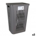 Laundry basket Inde Bella 60 L Graphite 40,5 x 33 x 59 cm (5 Units)