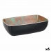 Schüssel Viejo Valle 165936 Schwarz Melamine 26,5 x 16,2 x 7,5 cm (6 Stück)