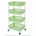 Carrello per Verdure Tontarelli Mito 4 Verde 40 x 29 x 18 cm (12 Unità)