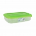 Set di 3 scatole porta pranzo Tontarelli Family Verde Rettangolare 29,6 x 19,8 x 7,7 cm (20 Unità)