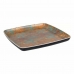 Flat tallerken Viejo Valle Goji Svart Melamin Kvadrat 27 x 27 x 2,5 cm (6 enheter)