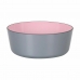 Kom Inde Melamine Roze/Grijs (12 Stuks)