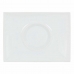 Płaski Talerz Inde Gourmet Porcelana Biały 29,5 x 22 x 3 cm (6 Sztuk)