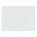 Plato Llano Inde Gourmet Porcelana Blanco 29,5 x 22 x 3 cm (6 Unidades)