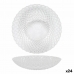 Assiette creuse La Mediterránea Diamond 20 x 20 x 4 cm (24 Unités) (ø 21,5 cm)