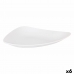 Flad Plade Inde Vedone Porcelæn Hvid 31 x 25 x 4 cm (6 enheder)